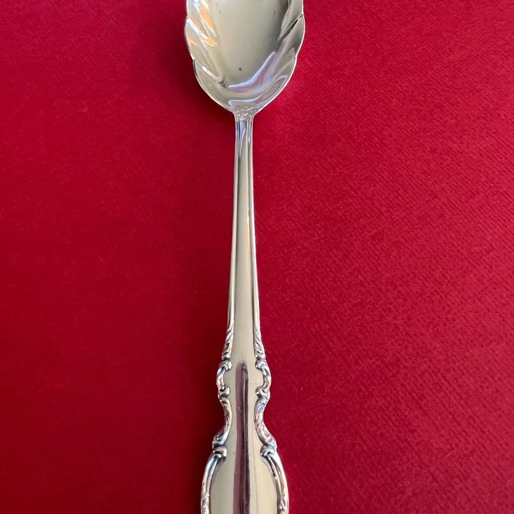 Rogers Bros. Silverplate Sugar/Jelly Scalloped Spoon